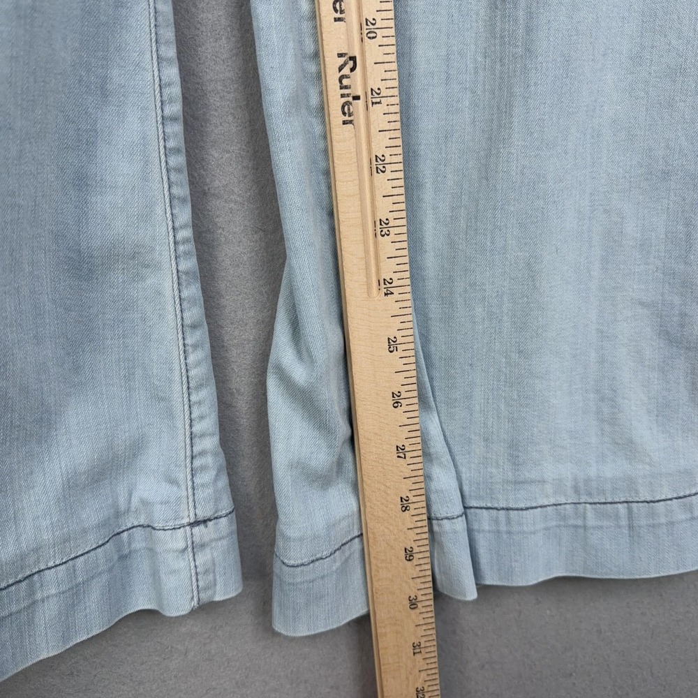 Vintage Seven For All Mankind Jeans Womens 26 Wide Leg Baggy Flare Denim USA Y2K - Picture 15 of 16